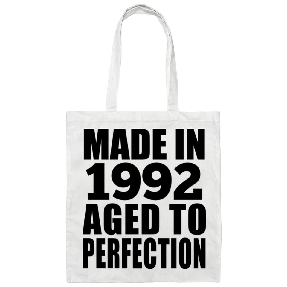 32nd Birthday Made In 1992 Aged to Perfection - Tote Bag White
