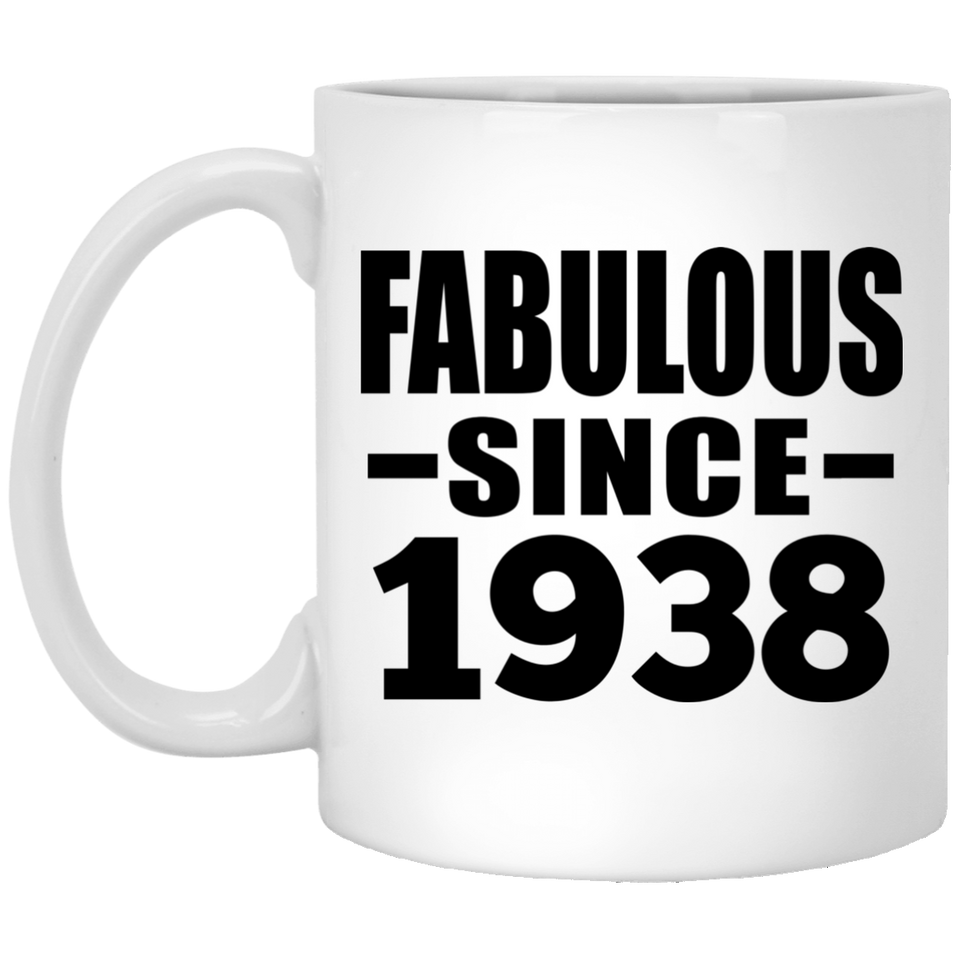 86th Birthday Fabulous Since 1938 - 11 Oz Coffee Mug