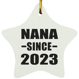 Nana Since 2023 - Star Ornament