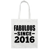 8th Birthday Fabulous Since 2016 - Tote Bag White