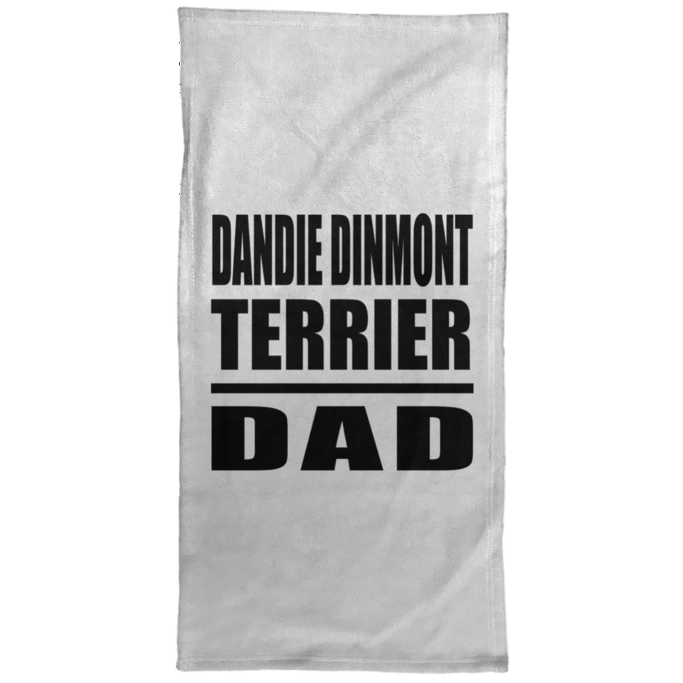 Dandie Dinmont Terrier Dad - Hand Towel