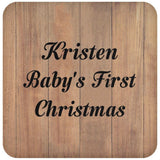 Kristen Baby's First Christmas - Drink Coaster C