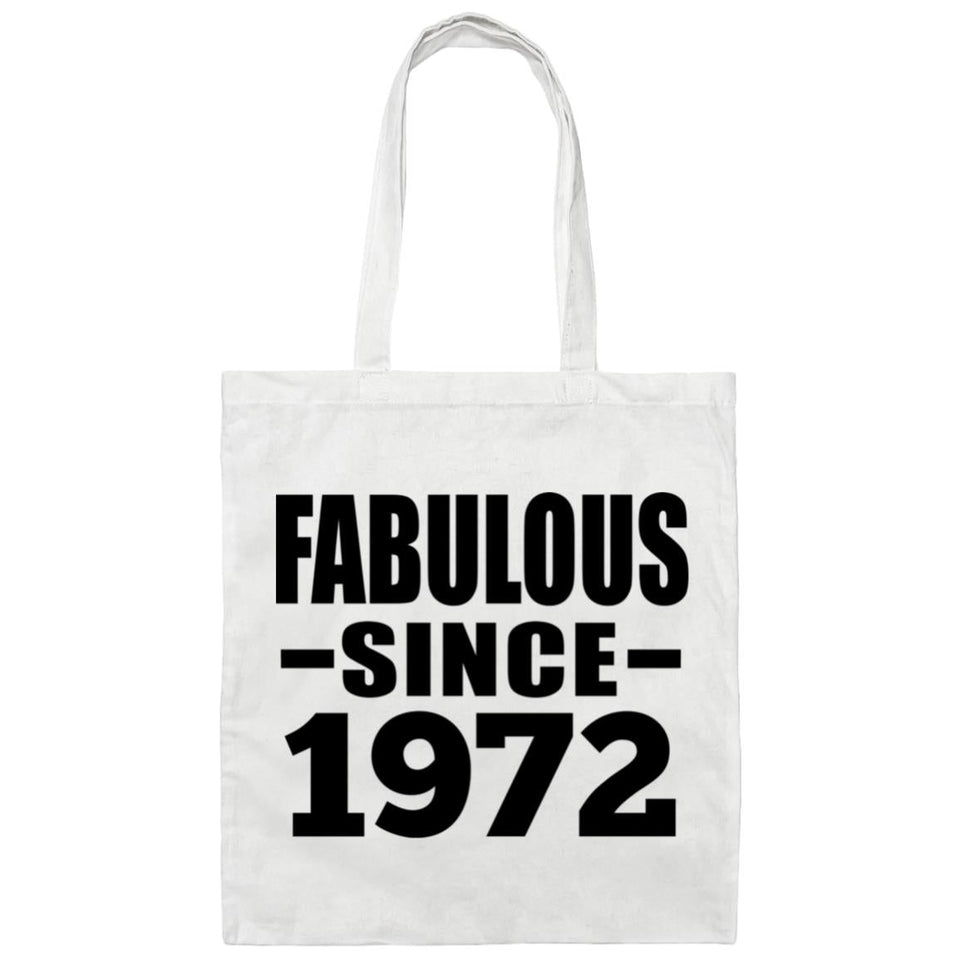 52nd Birthday Fabulous Since 1972 - Tote Bag White