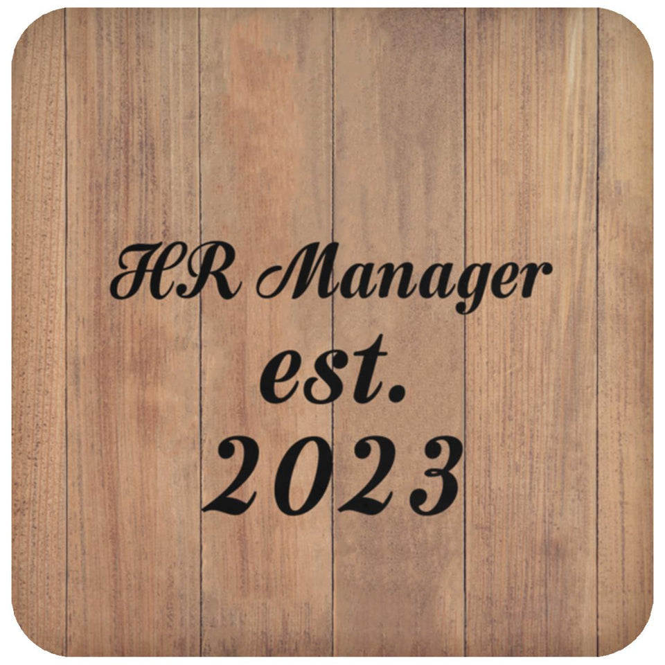 HR Manager Established Est. 2023 - Drink Coaster C