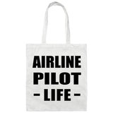 Airline Pilot Life - Tote Bag White