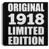 106th Birthday Original 1918 Limited Edition - Canvas Square