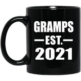 Gramps Established EST. 2021 - 11oz Coffee Mug Black