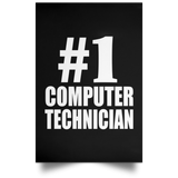 Number One #1 Computer Technician - Poster Portrait