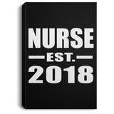 Nurse Established EST. 2018 - Canvas Portrait