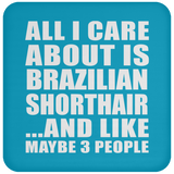 All I Care About Is Brazilian Shorthair - Drink Coaster