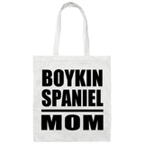Boykin Spaniel Mom - Tote Bag White