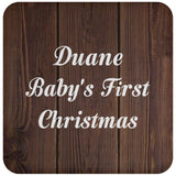 Duane Baby's First Christmas - Drink Coaster D