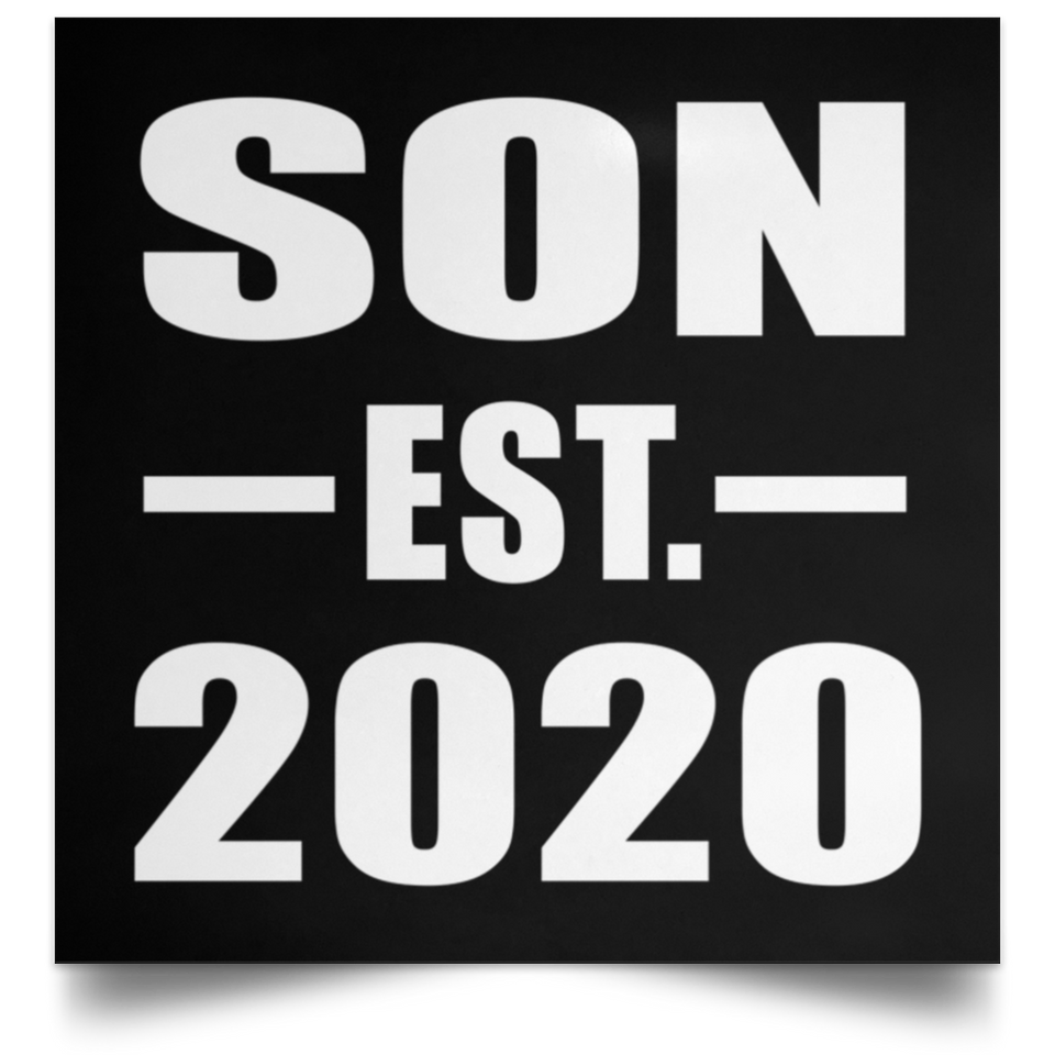 Son Established EST. 2020 - Poster Square