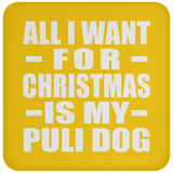 All I Want For Christmas Is My Puli Dog - Coaster