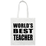 World's Best Teacher - Tote Bag White