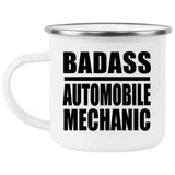 Badass Automobile Mechanic - 12oz Camping Mug