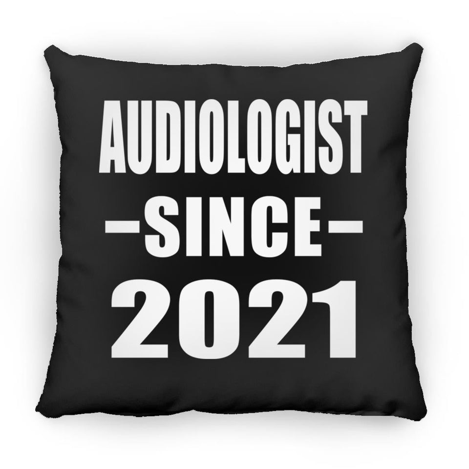 Audiologist Since 2021 - Throw Pillow Black