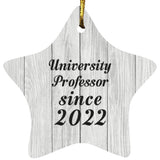 University Professor Since 2022 - Star Ornament F