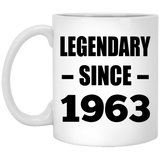 61st Birthday Legendary Since 1963 - 11oz Coffee Mug