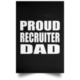 Proud Recruiter Dad - Poster Portrait