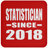 Statistician Since 2018 - Drink Coaster
