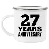 27th Anniversary 27 Years - 12oz Camping Mug