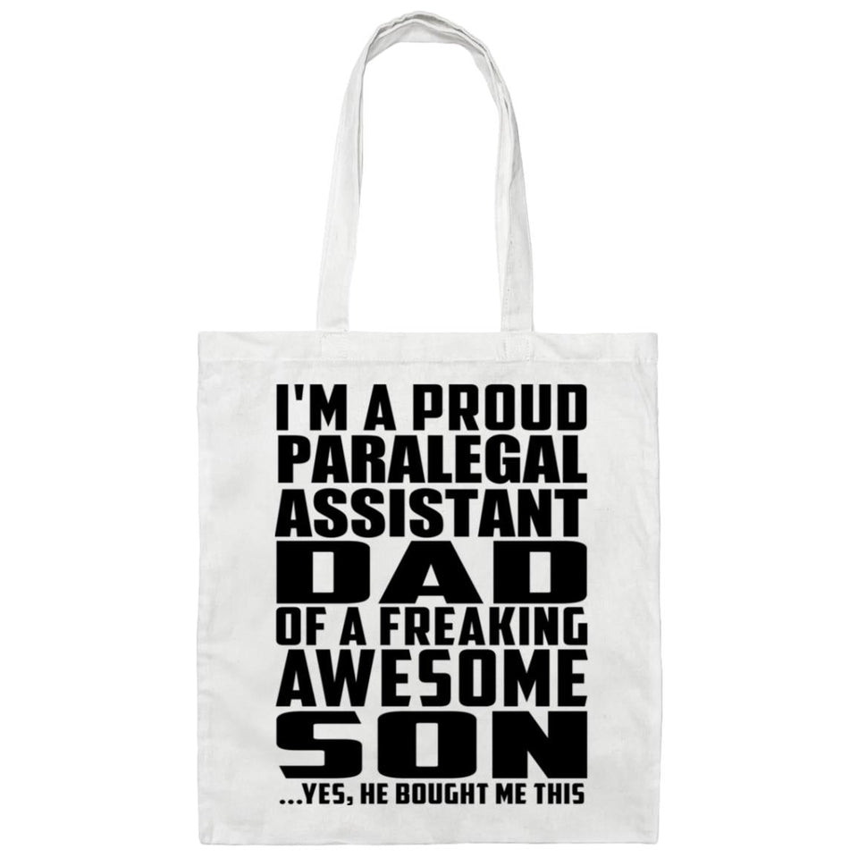 Proud Paralegal Assistant Dad Of Awesome Son - Tote Bag White