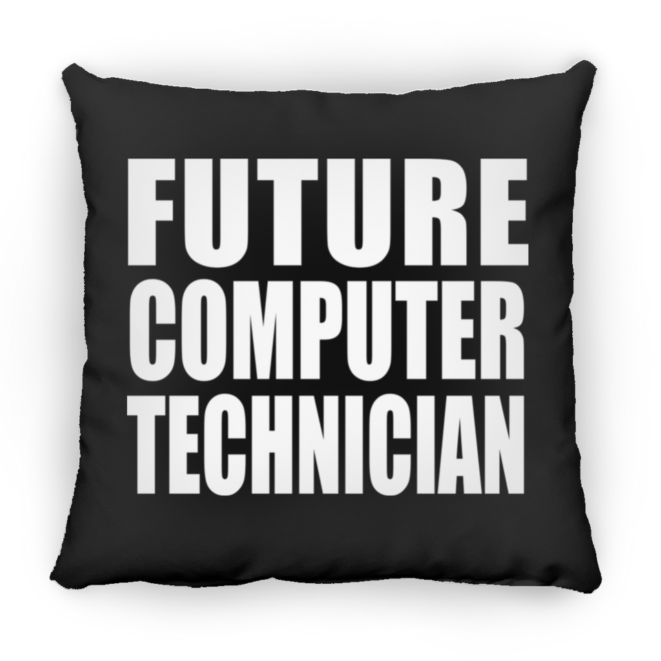 Future Computer Technician - Throw Pillow Black