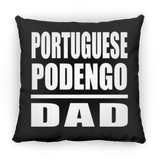 Portuguese Podengo Dad - Throw Pillow Black