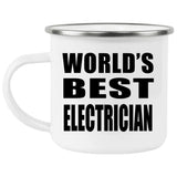 World's Best Electrician - 12oz Camping Mug