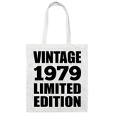 45th Birthday Vintage 1979 Limited Edition - Tote Bag White