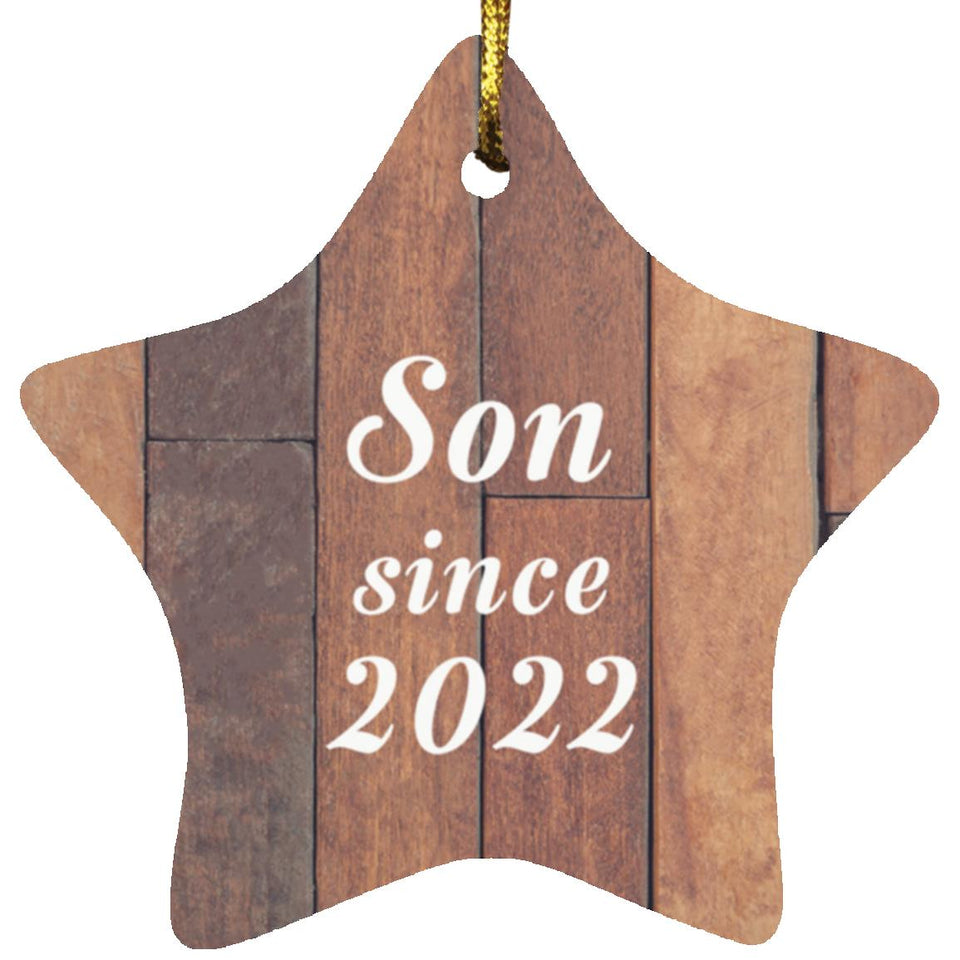 Son Since 2022 - Star Ornament E
