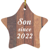 Son Since 2022 - Star Ornament E
