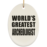 World's Greatest Archeologist - Oval Ornament