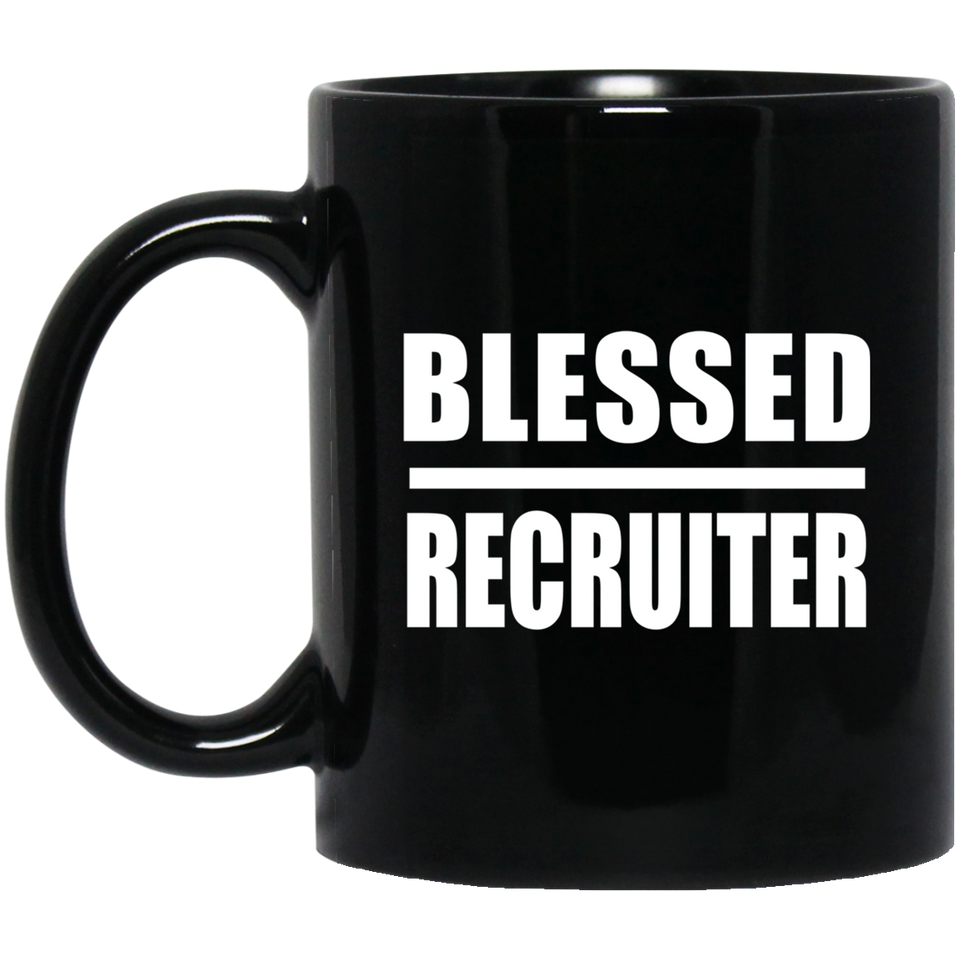 Blessed Recruiter - 11oz Coffee Mug Black