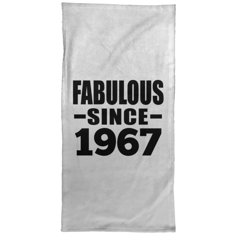 57th Birthday Fabulous Since 1967 - Hand Towel