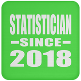 Statistician Since 2018 - Drink Coaster