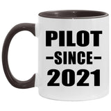 Pilot Since 2021 - 11oz Accent Mug Black