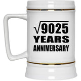 95th Anniversary Square Root of 9025 Years Anniversary - Beer Stein