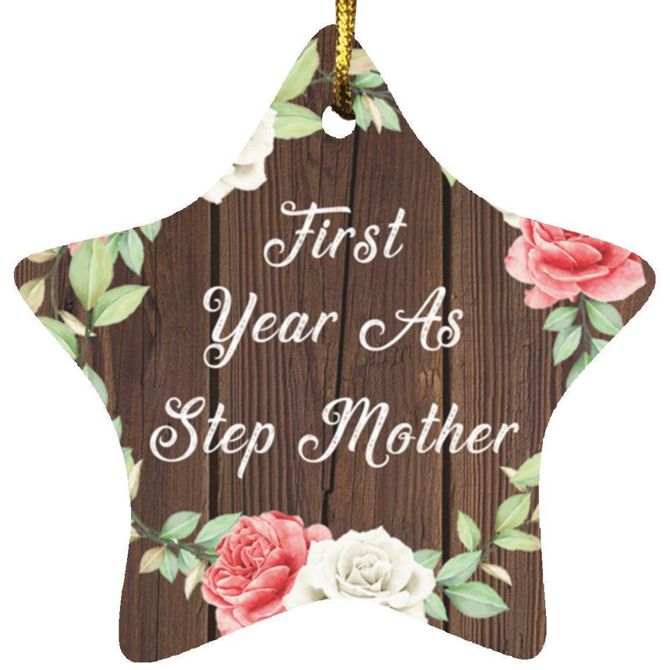 First Year As Step Mother - Star Ornament A