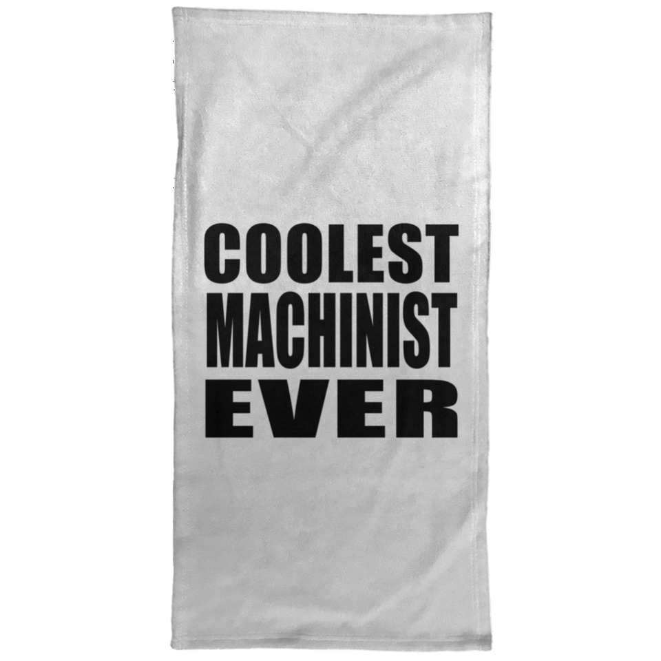 Coolest Machinist Ever - Hand Towel
