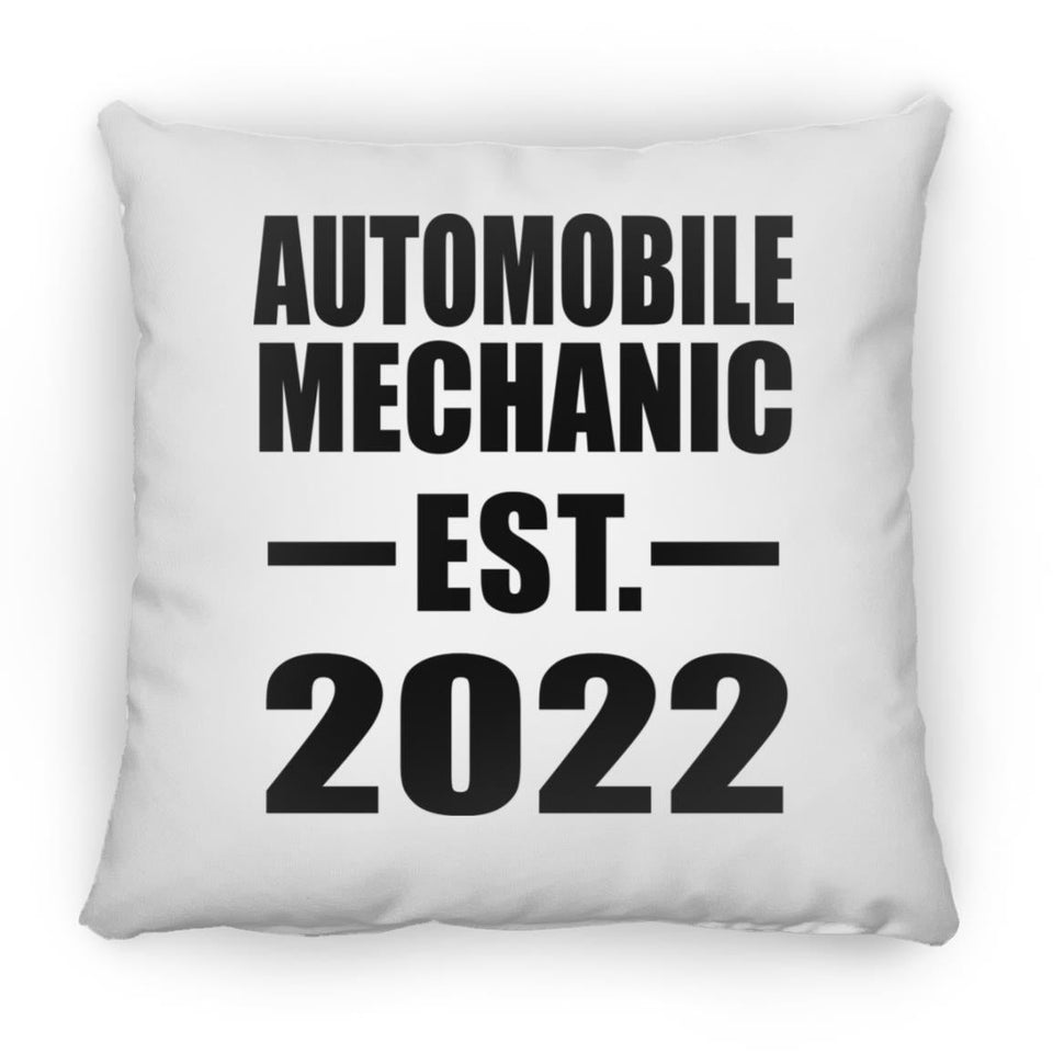 Automobile Mechanic Established EST. 2022 - Throw Pillow