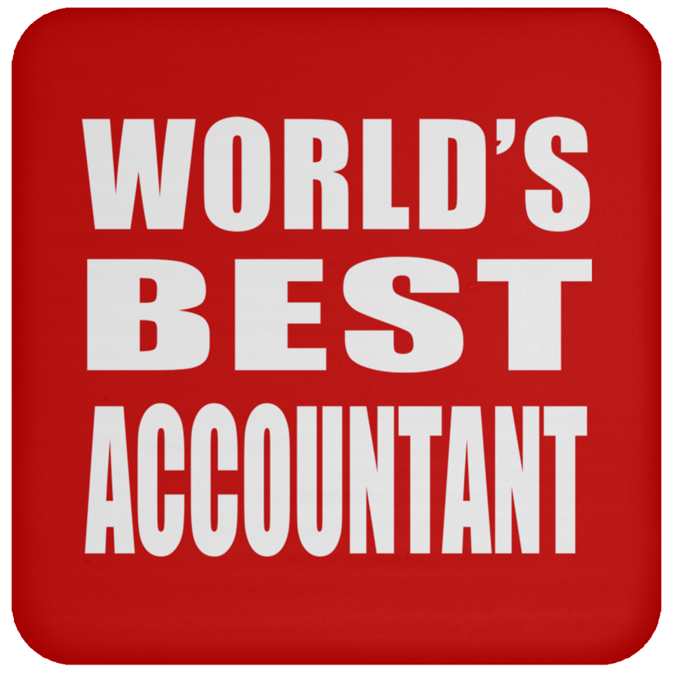 World's Best Accountant - Drink Coaster