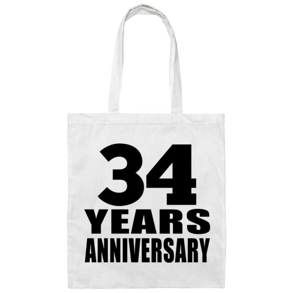 34th Anniversary 34 Years - Tote Bag White