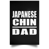 Japanese Chin Dad - Poster Portrait