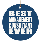 Best Management Consultant Ever - Circle Ornament