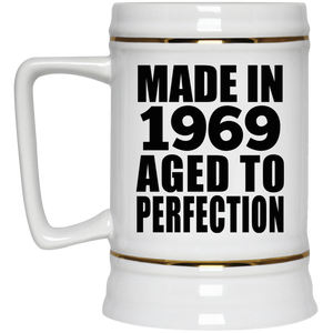 55th Birthday Made In 1969 Aged to Perfection - Beer Stein
