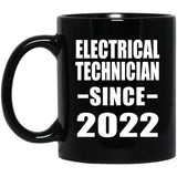 Electrical Technician Since 2022 - 11oz Coffee Mug Black