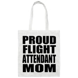 Proud Flight Attendant Mom - Tote Bag White