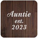 Auntie Established EST. 2023 - Drink Coaster D